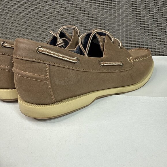 Cary Country Top Sider Loafer Sahara Men's Size 8.5M Brown Leather Lace Up - Picture 4 of 8